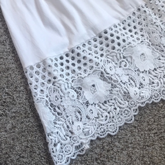 French connection lace mid length dress w/pockets - Picture 7 of 7